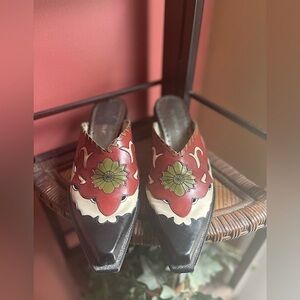 VINTAGE WESTERN MULES sz 7.5